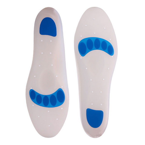 高品質快適なフットケア足底筋膜炎靴は、患者ZG - 217のためにシリコーンインソールを挿入します